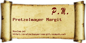 Pretzelmayer Margit névjegykártya